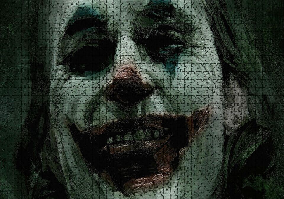 Joker Yağlıboya Çizim Fotoğraf Puzzle Yapboz MDF Ahşap 1000 Parça 49 cm X 68 cm