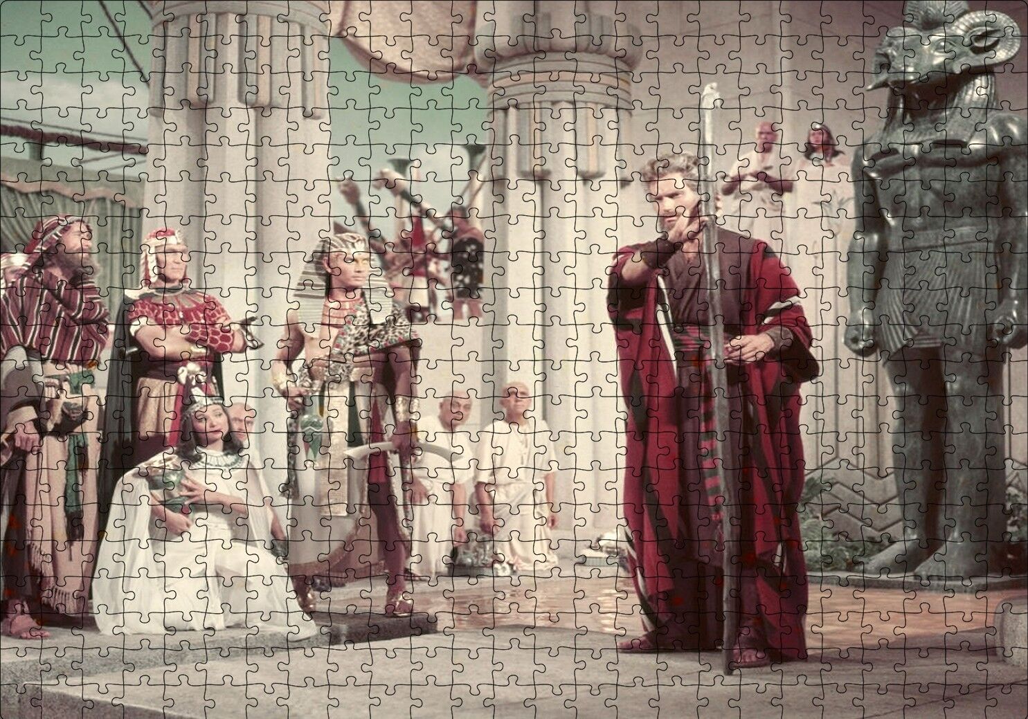 On Emir Yul Brynner Ramses Puzzle Yapboz MDF Ahşap 500 Parça 49 cm X 68 cm