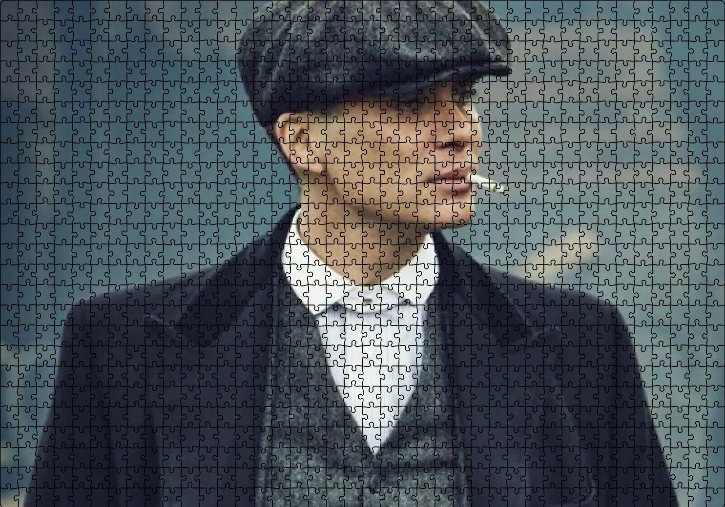 Peaky Blinders Puzzle Yapboz MDF Ahşap 1000 Parça 49 cm X 68 cm