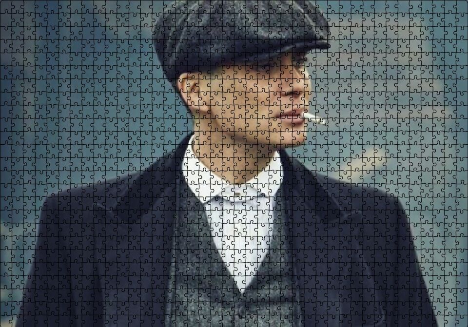 Peaky Blinders Puzzle Yapboz MDF Ahşap 1000 Parça 49 cm X 68 cm