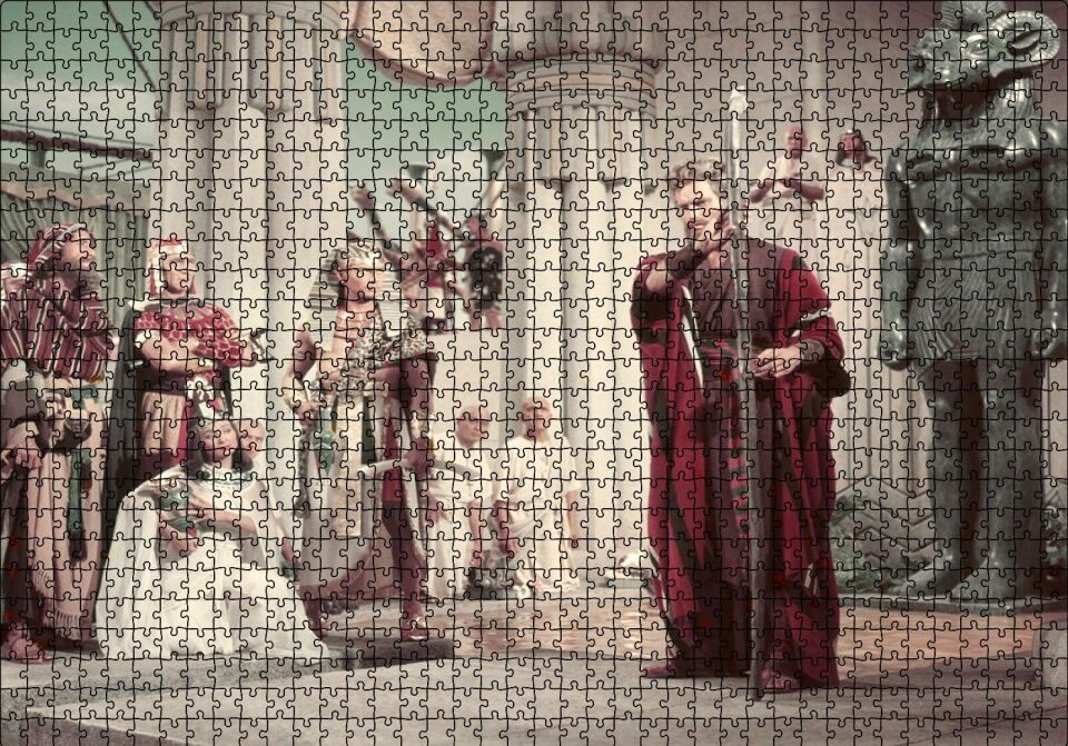 On Emir Yul Brynner Ramses Puzzle Yapboz MDF Ahşap 1000 Parça 49 cm X 68 cm