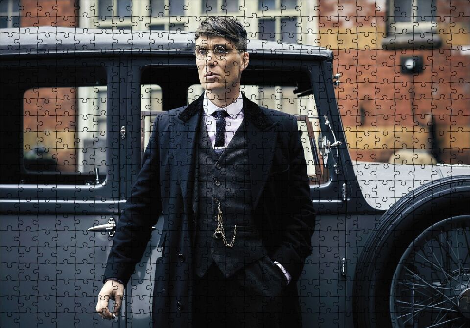 Peaky Blinders Puzzle Yapboz MDF Ahşap 500 Parça 49 cm X 68 cm