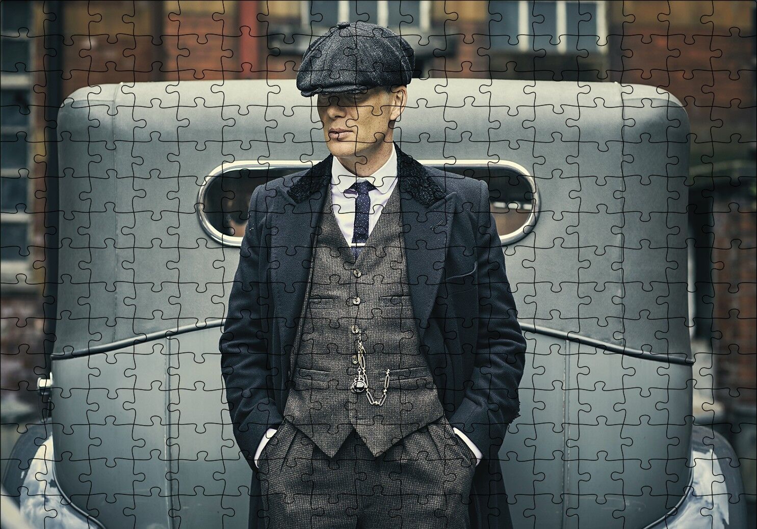 Peaky Blinders Puzzle Yapboz MDF Ahşap 255 Parça 34 cm X 49 cm