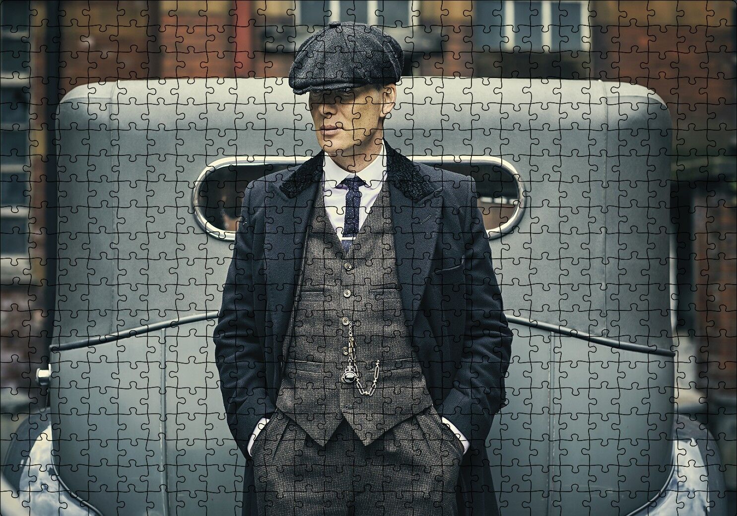 Peaky Blinders Puzzle Yapboz MDF Ahşap 500 Parça 49 cm X 68 cm