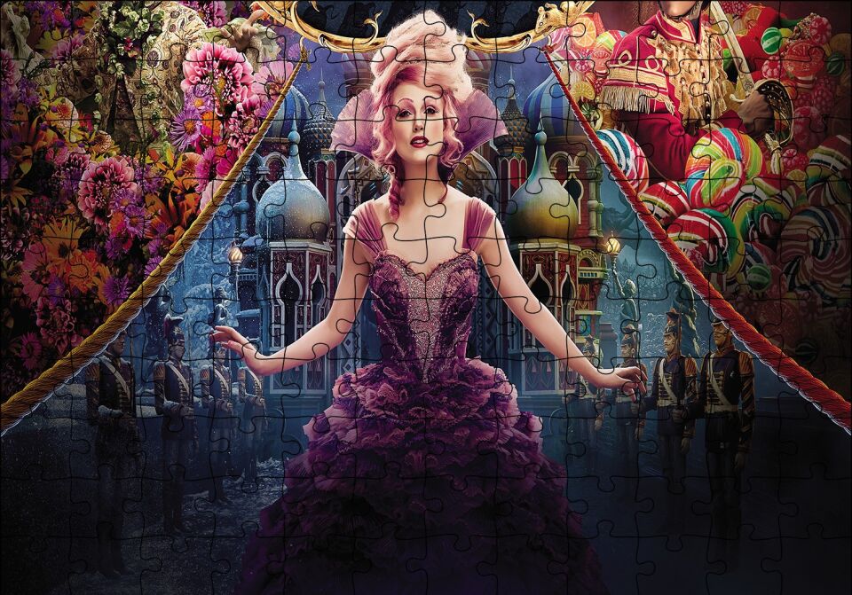 Fındıkkıran ve Dört Diyar Keira Knightley Puzzle Yapboz MDF Ahşap