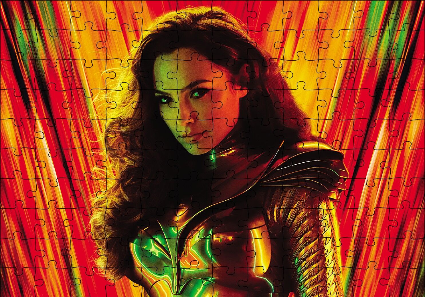 Gal Gadot Görseli Puzzle Yapboz MDF Ahşap
