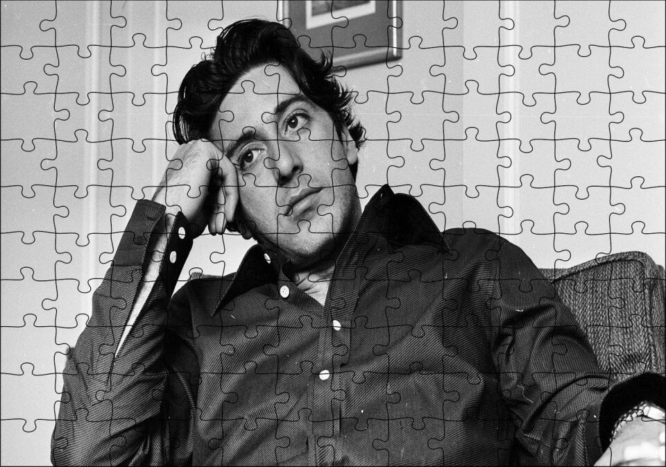 Al Pacino Baba Filminden Bir Poz Puzzle Yapboz MDF Ahşap