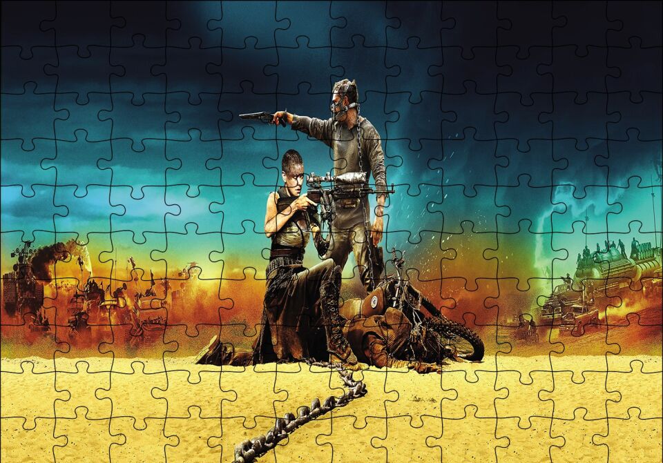 Mad Max Fury Road Imperator Görseli Puzzle Yapboz MDF Ahşap