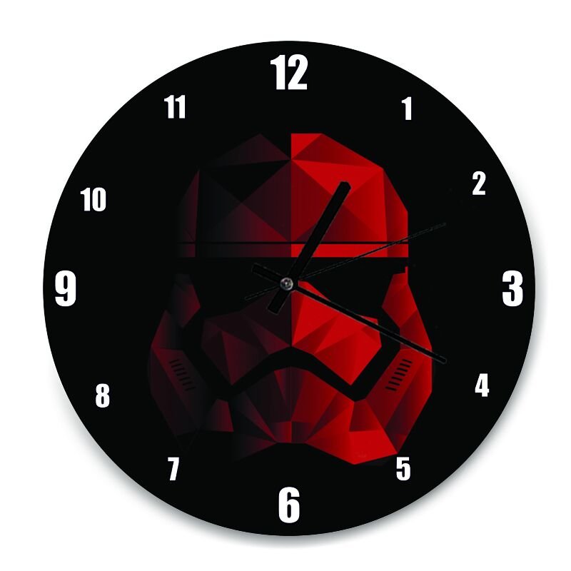 Star Wars Senbol  Mdf Ahşap Duvar Saati