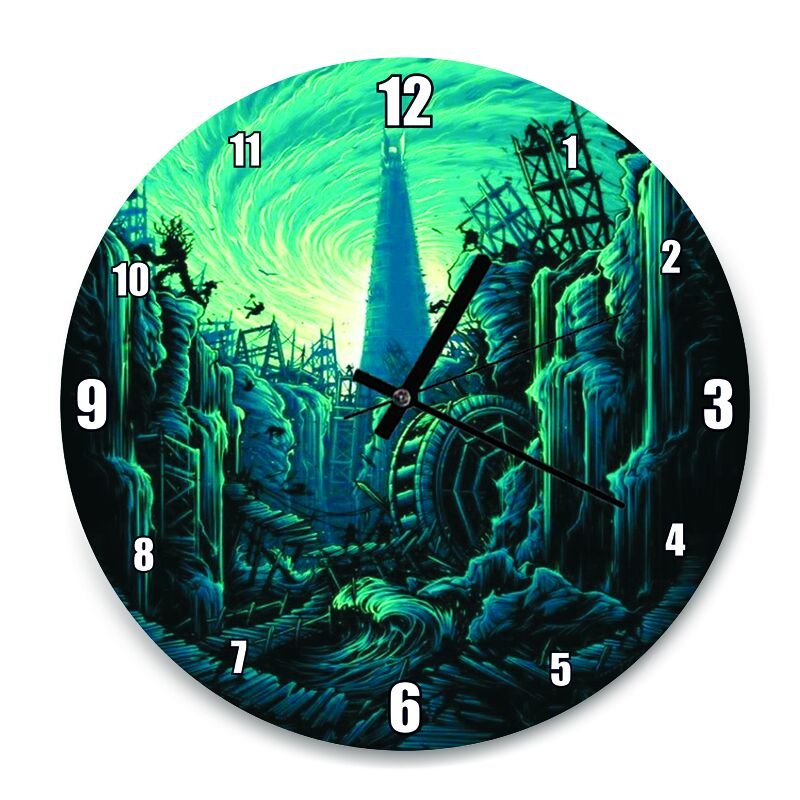 Yüzüklerin Efendisi Orta Dünya  Mdf Ahşap Duvar Saati