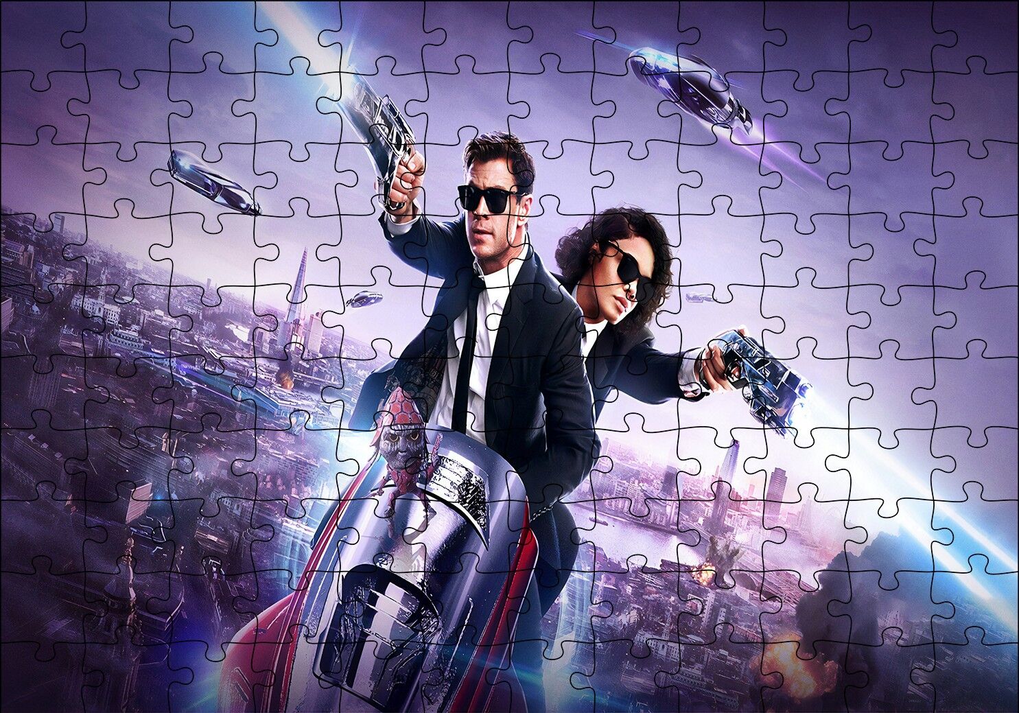 MIB International Chris Hemsworth Puzzle Yapboz MDF Ahşap