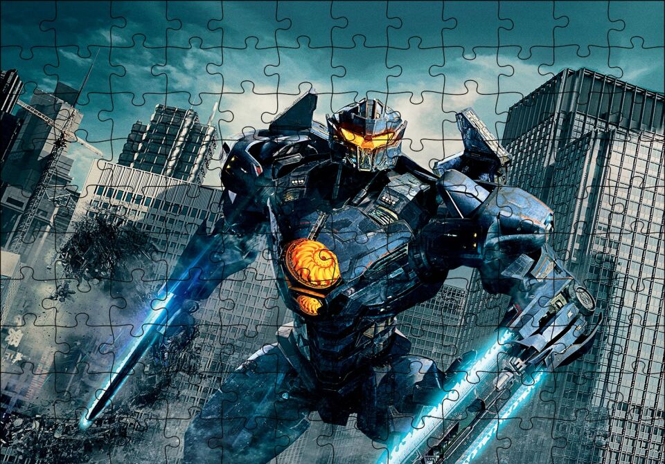 Pacific Rim Uprising Gipsy Avenger Puzzle Yapboz MDF Ahşap