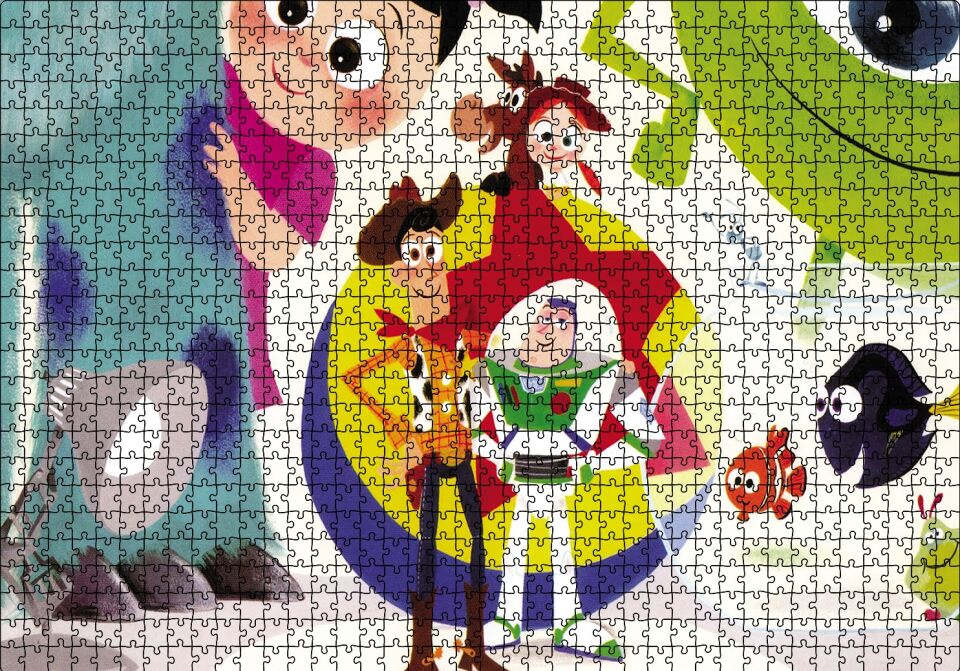 Puss in Boots Puzzle Yapboz MDF Ahşap 1000 Parça 49 cm X 68 cm