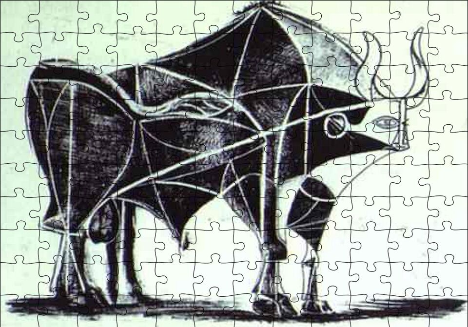 Le Taureau Puzzle Yapboz MDF Ahşap