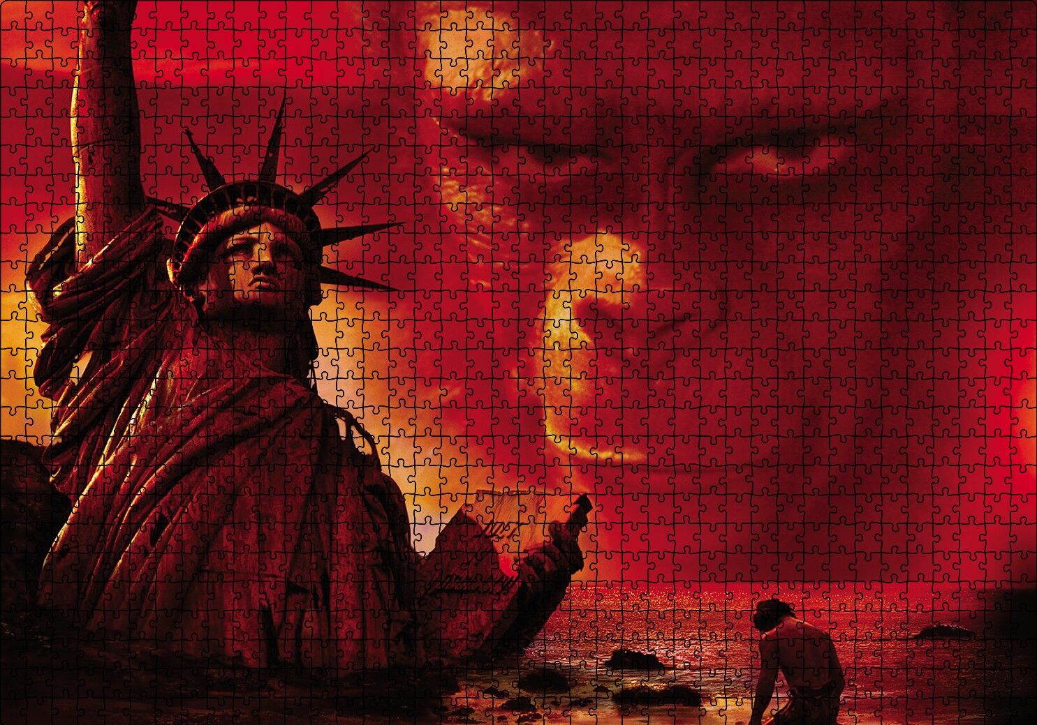 Planet of the Apes - 1968 Puzzle Yapboz MDF Ahşap 1000 Parça 49 cm X 68 cm