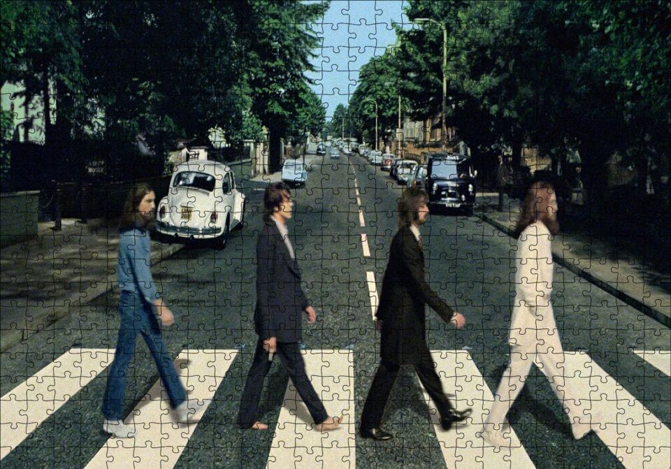 Geçidinde Puzzle Yapboz MDF Ahşap 500 Parça 49 cm X 68 cm