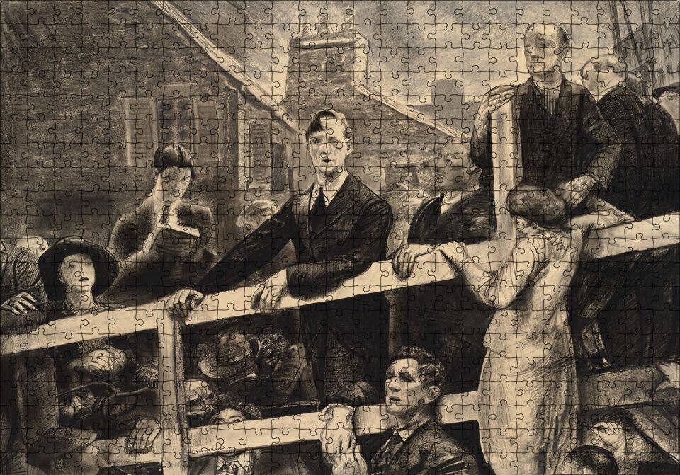 Köprüde Özgürlük Mücadelesi Puzzle Yapboz MDF Ahşap 500 Parça 49 cm X 68 cm