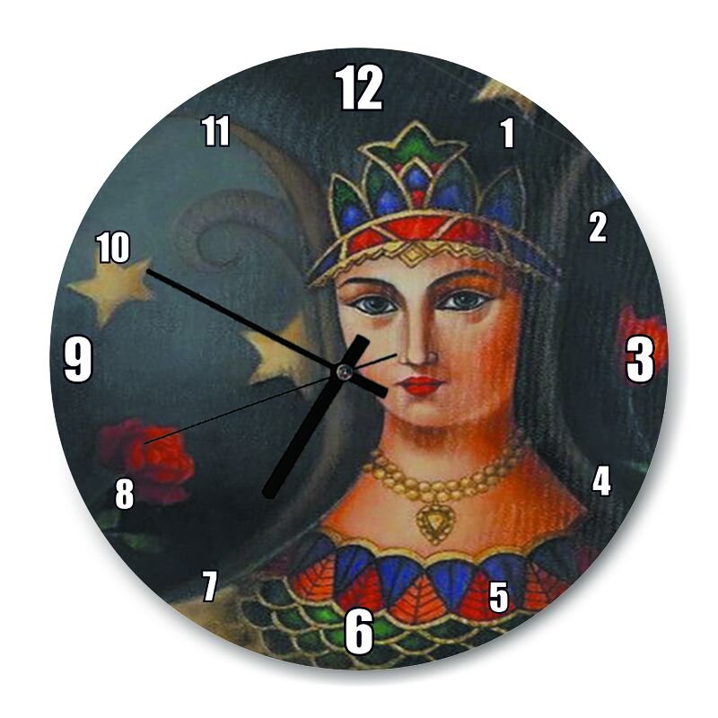 Şahmeran  Mdf Ahşap Duvar Saati 30 cm Çap