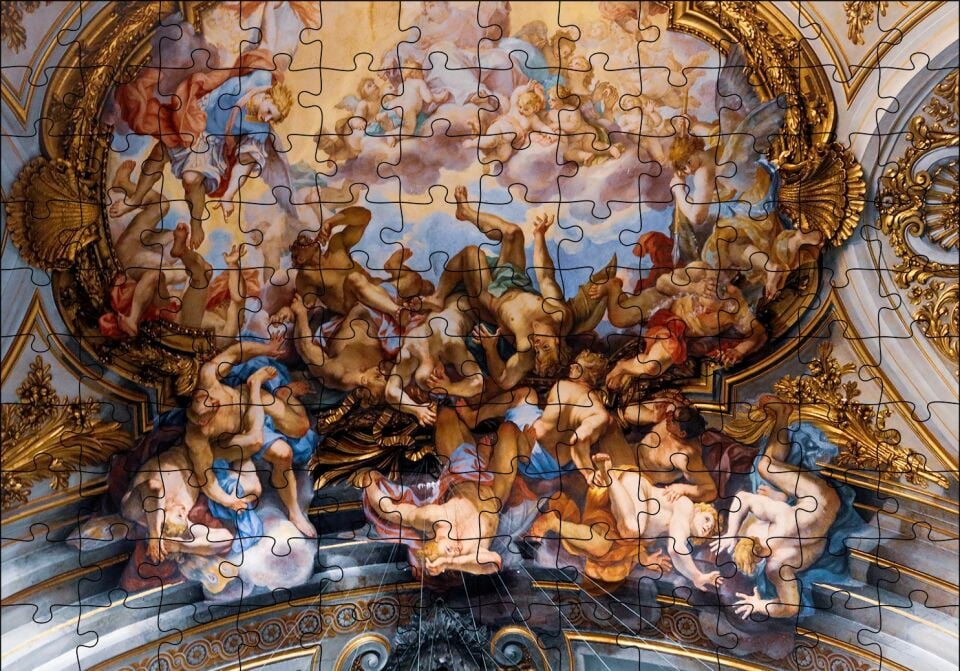 Giovanni Odazzi Yağlı Boya Puzzle Yapboz MDF Ahşap