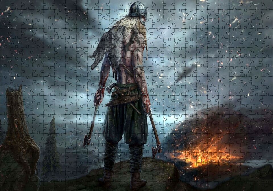 Ancestors Legacy Görseli Puzzle Yapboz MDF Ahşap 500 Parça 49 cm X 68 cm