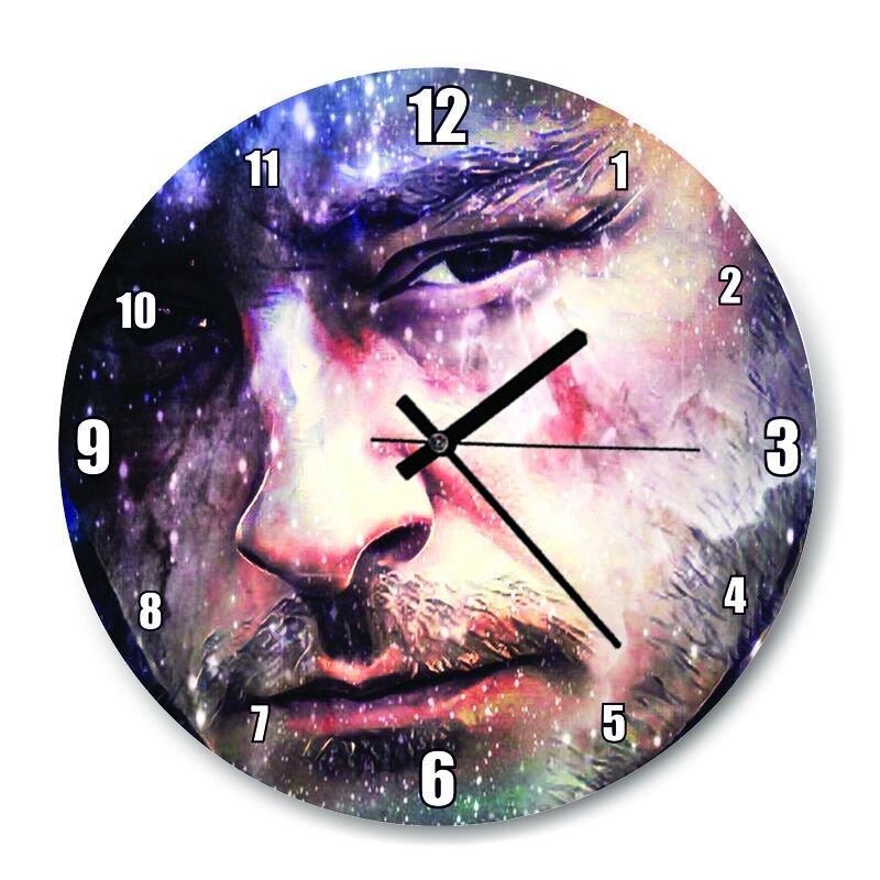 Bilim Kurgu Adam Kurgu Bilim Resmi Fütüristik  Mdf Ahşap Duvar Saati