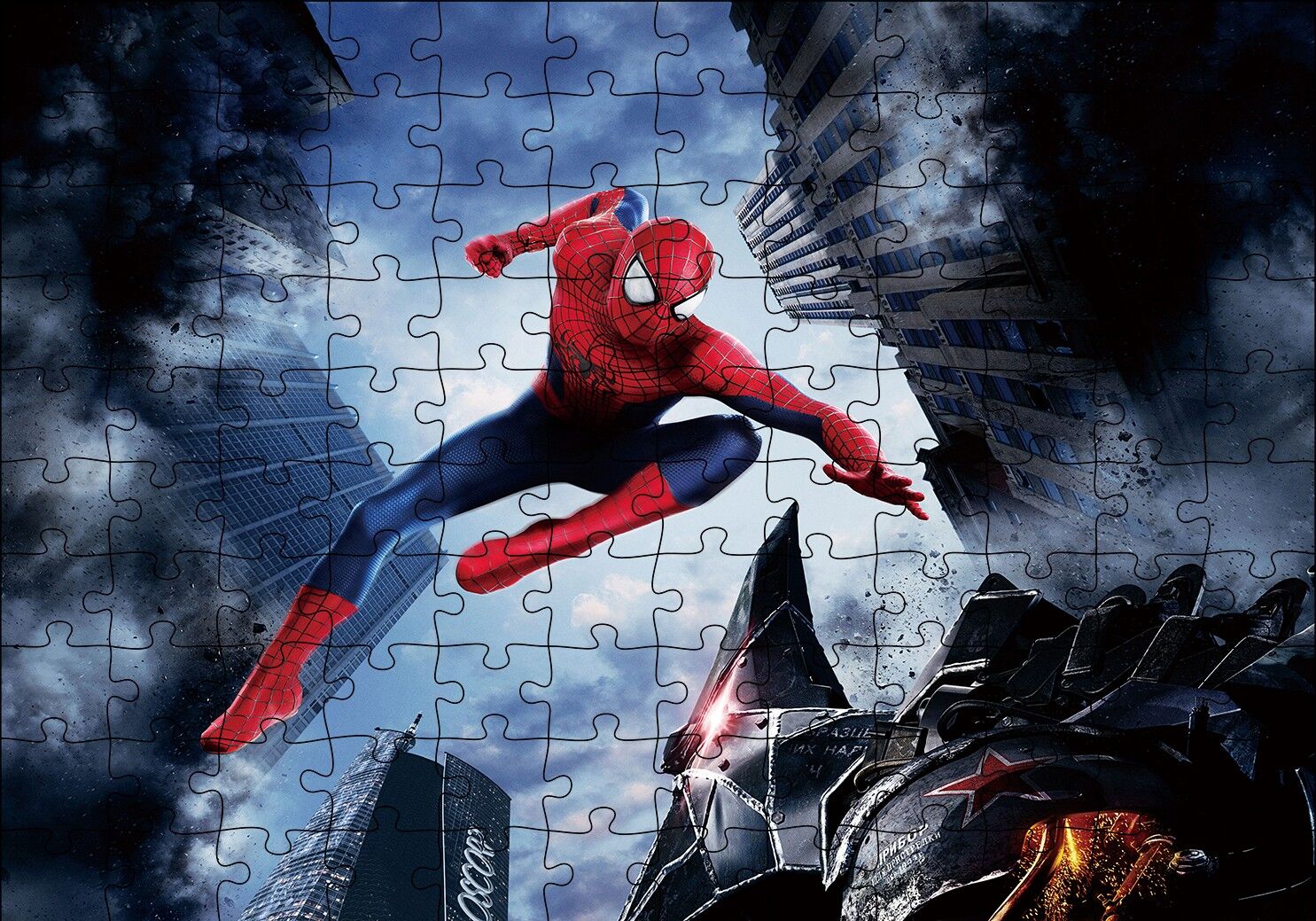 The Amazing Spider-Man 2 Puzzle Yapboz MDF Ahşap