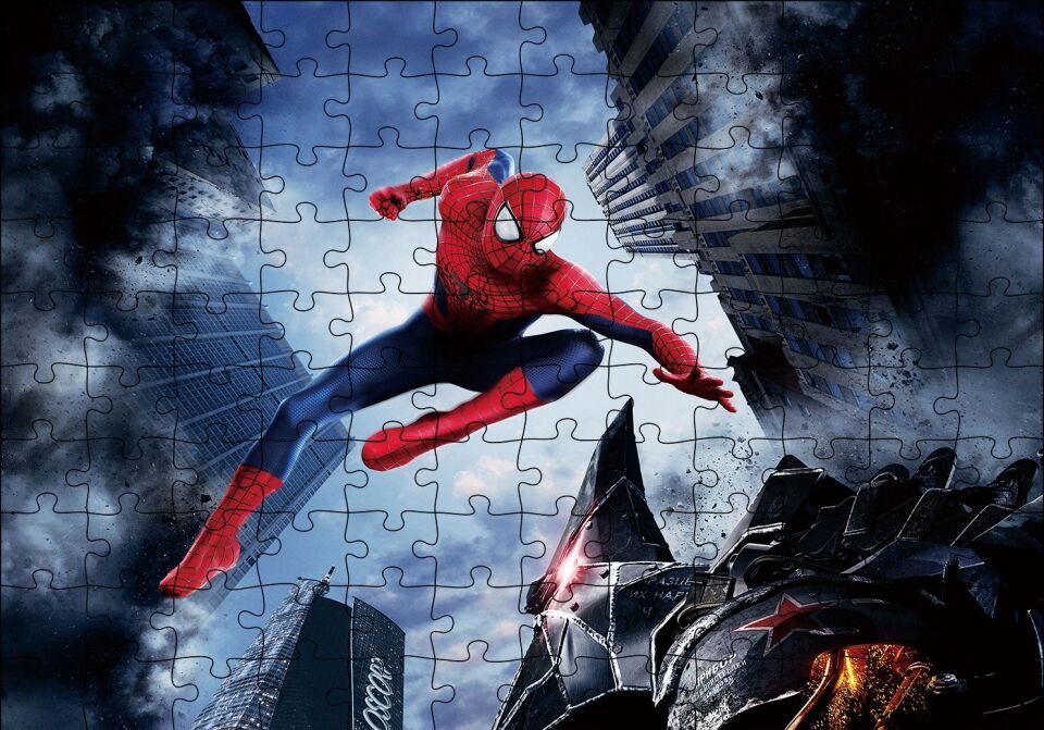 The Amazing Spider-Man 2 Puzzle Yapboz MDF Ahşap