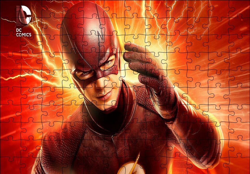 The Flash Season 2 Puzzle Yapboz MDF Ahşap