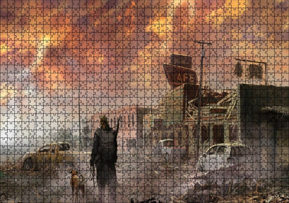 Apocalypse Oyun Görseli Puzzle Yapboz MDF Ahşap 1000 Parça 49 cm X 68 cm