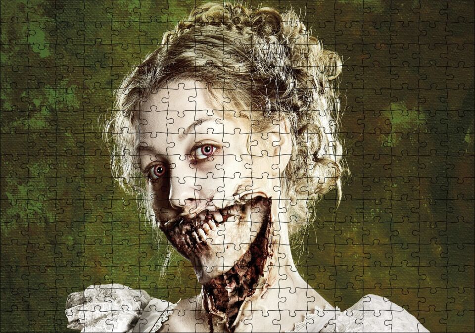 Aşk ve Gurur ve Zombiler Karekter Görseli Puzzle Yapboz MDF Ahşap 255 Parça 34 cm X 49 cm