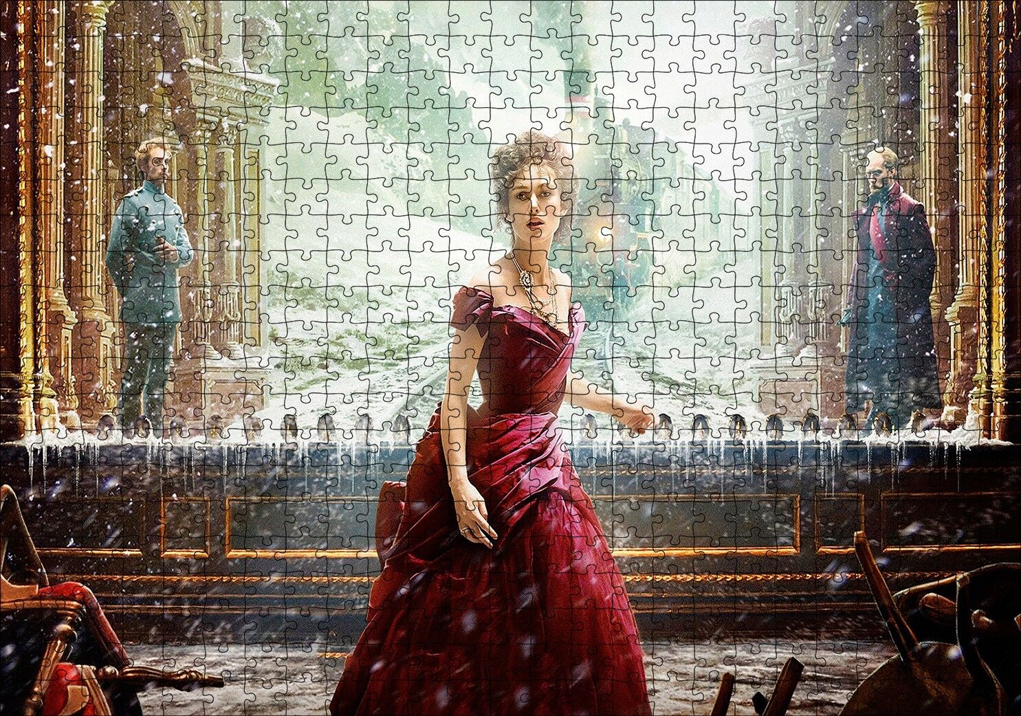 Anna Karenina Keira Knightley Puzzle Yapboz MDF Ahşap 500 Parça 49 cm X 68 cm