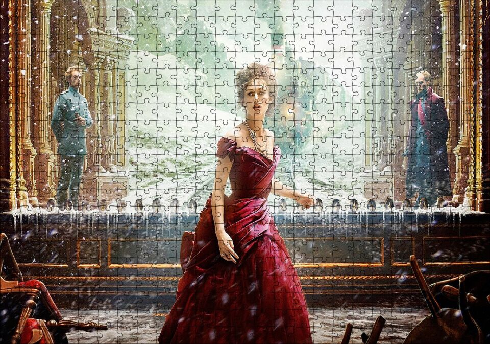 Anna Karenina Keira Knightley Puzzle Yapboz MDF Ahşap 500 Parça 49 cm X 68 cm