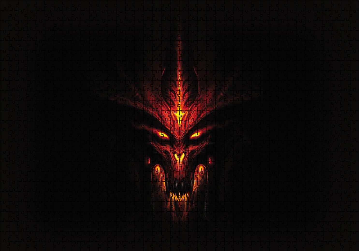Diablo3-Evil Puzzle Yapboz MDF Ahşap 1000 Parça 49 cm X 68 cm