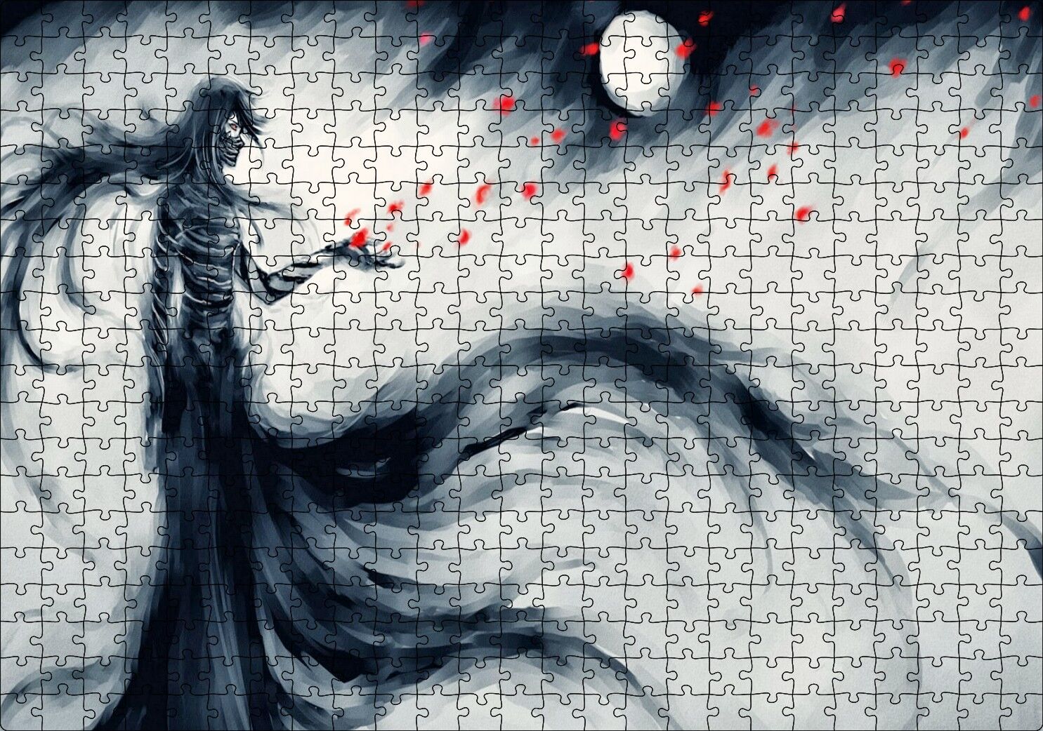 Mugetsu İchigo Sanat Görseli Puzzle Yapboz MDF Ahşap 500 Parça 49 cm X 68 cm