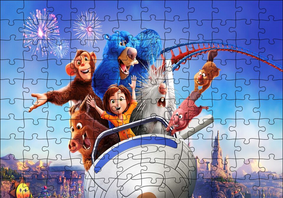 Wonder Park Puzzle Yapboz MDF Ahşap