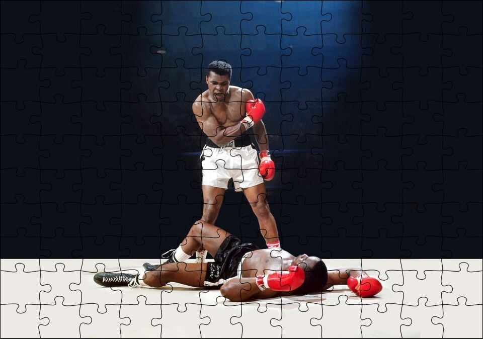 Muhammed Ali Khaliah Nakavt Puzzle Yapboz MDF Ahşap 120 Parça 24 cm X 34 cm