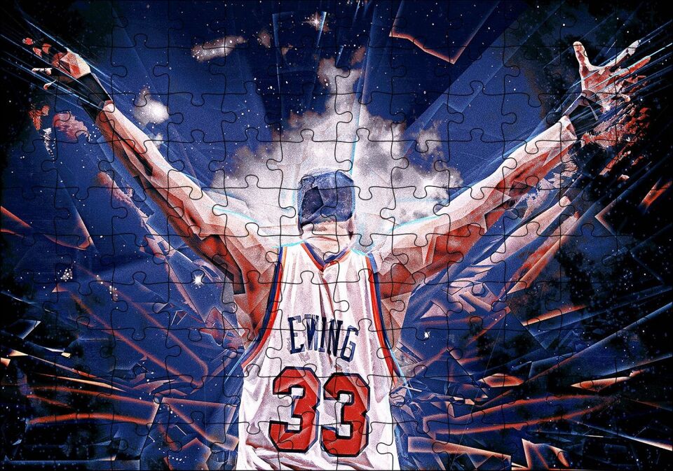 Ewing 33 Numara Gece Fonu Puzzle Yapboz MDF Ahşap