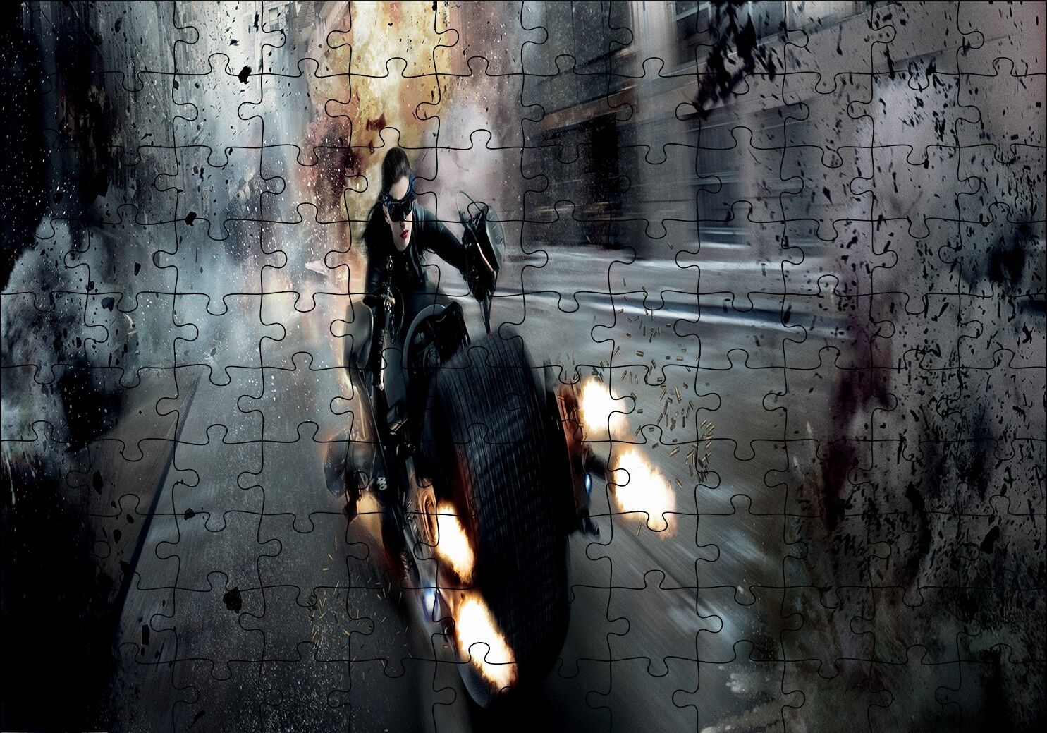 CatWoman Anne Hathaway Puzzle Yapboz MDF Ahşap