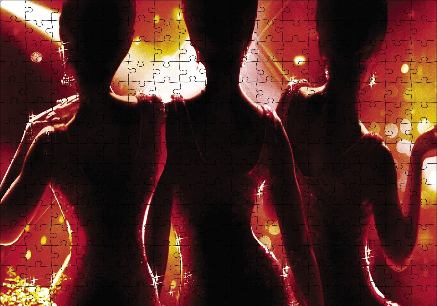 Dreamgirls Silhouettes Puzzle Yapboz MDF Ahşap 255 Parça 34 cm X 49 cm