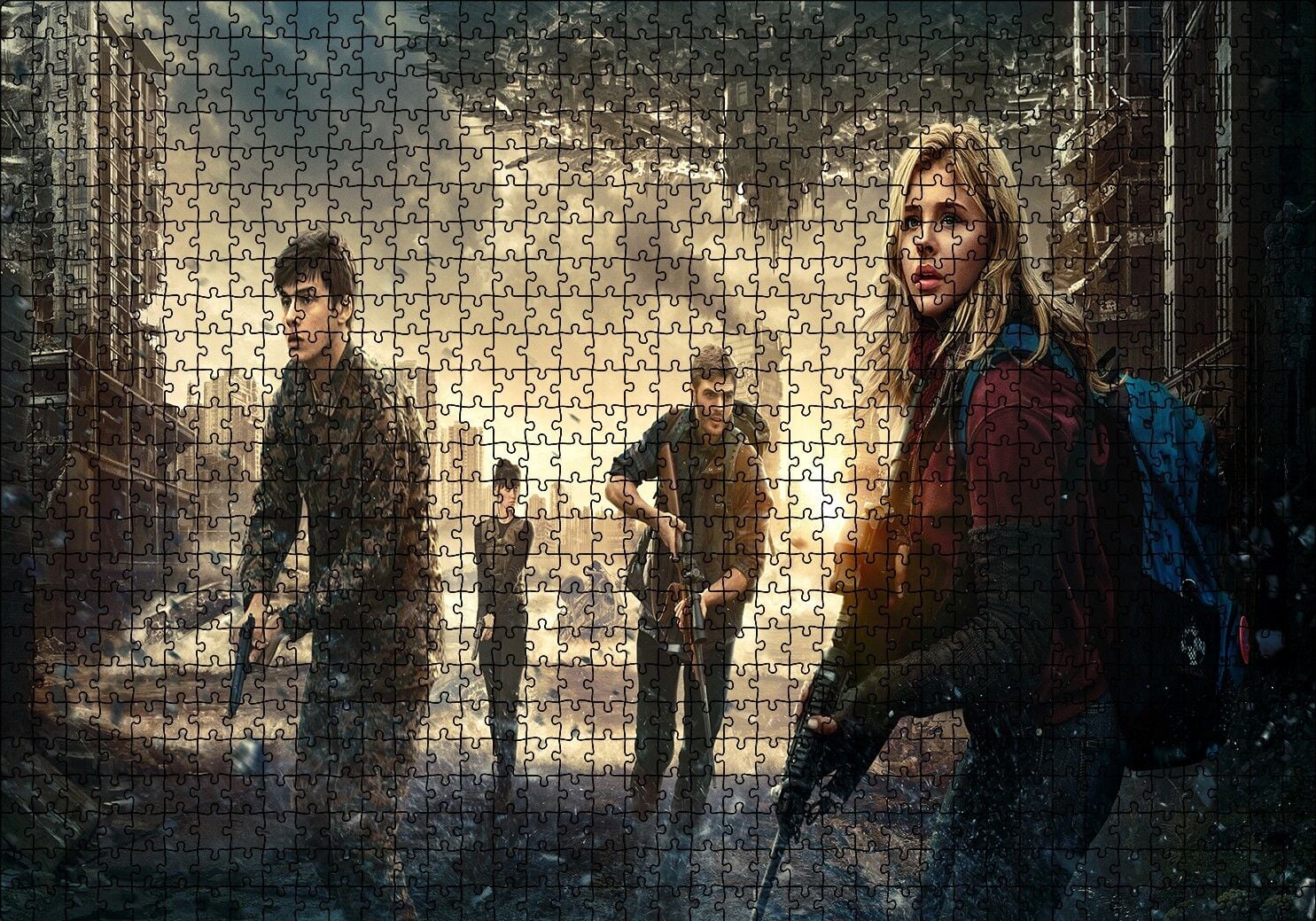 5.Dalga Chloe Moretz Puzzle Yapboz MDF Ahşap 1000 Parça 49 cm X 68 cm