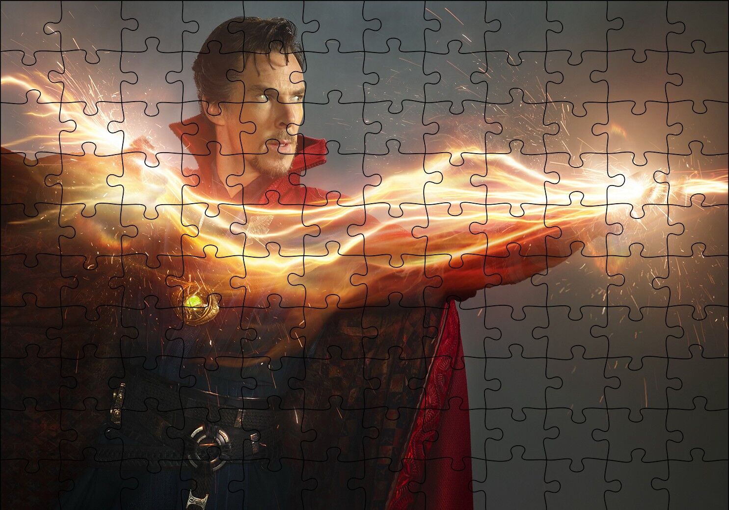 Dr. Strange Yüksek Voltaj Puzzle Yapboz MDF Ahşap