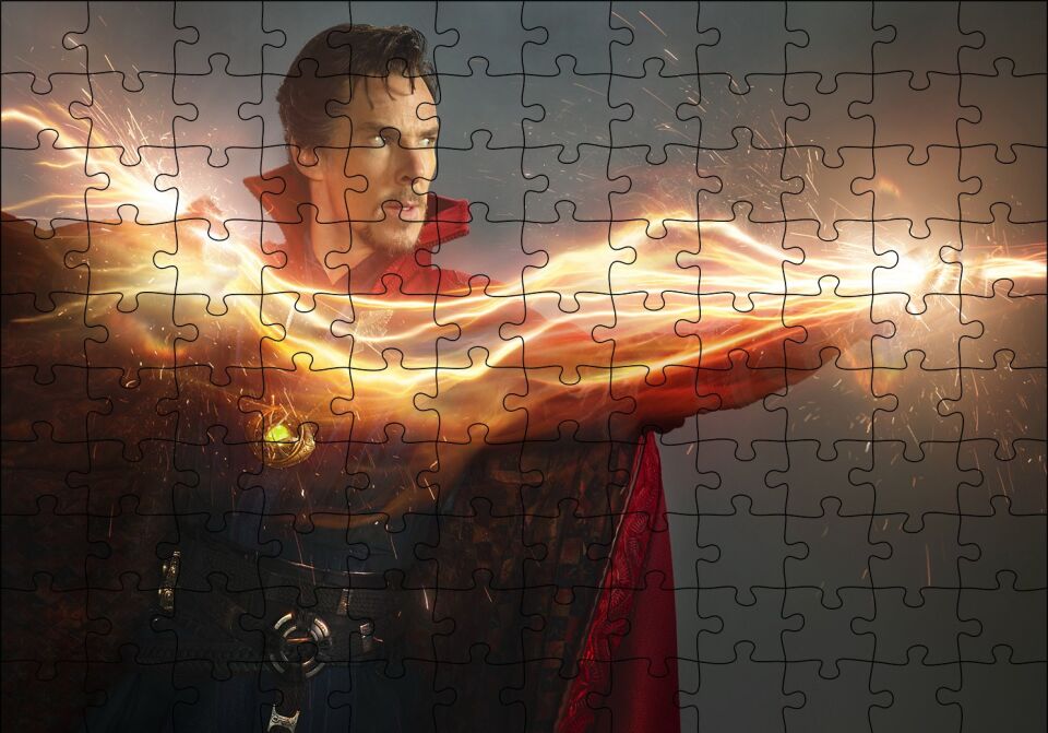 Dr. Strange Yüksek Voltaj Puzzle Yapboz MDF Ahşap
