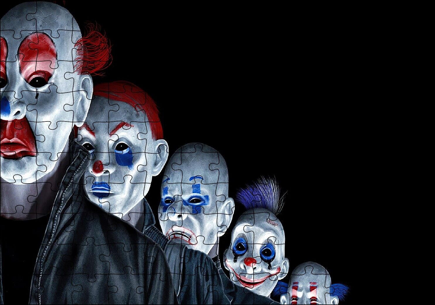 Kara Şövalye 2008 Jokerler Görseli Puzzle Yapboz MDF Ahşap