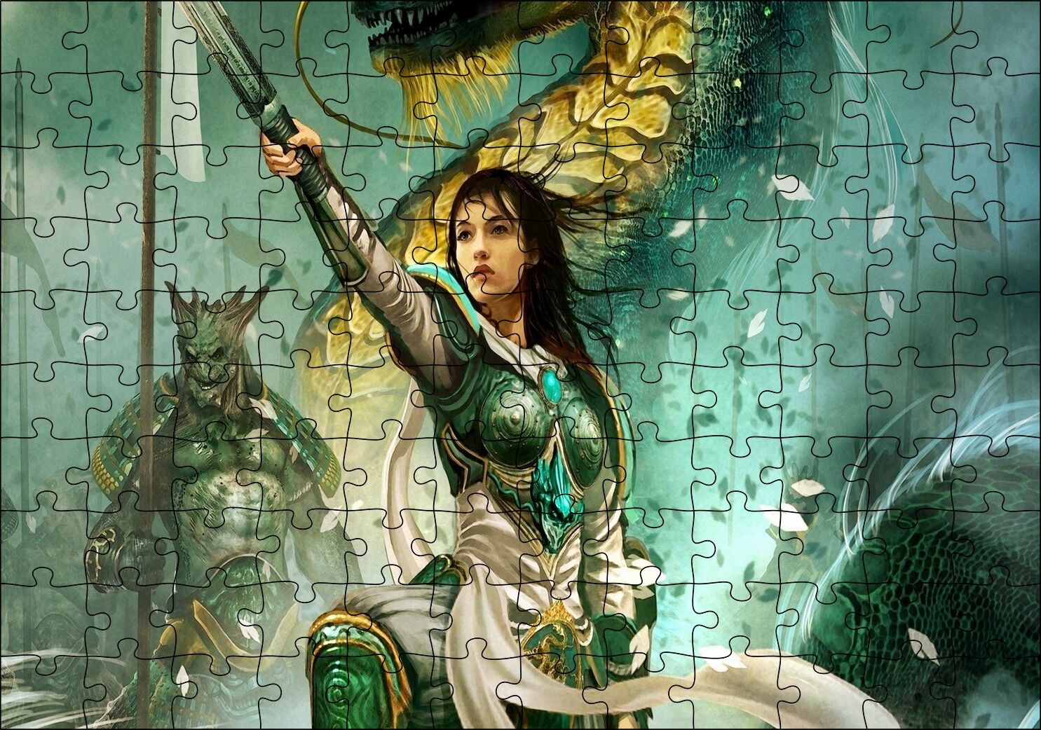 Lider Fantezi Sanat Puzzle Yapboz MDF Ahşap