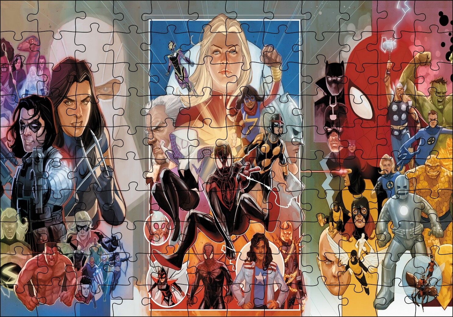 Marvel Avengers Çizgi Romanlar Marvel Comics Banshee Görseli Puzzle Yapboz MDF Ahşap