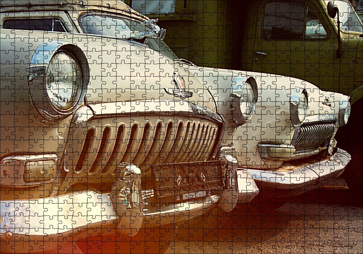 Araba Gaz 21 SSCB Puzzle Yapboz MDF Ahşap 500 Parça 49 cm X 68 cm