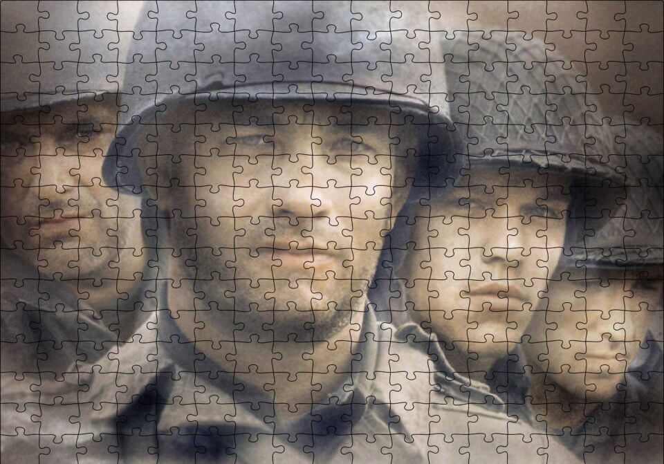Saving Private Ryan Puzzle Yapboz MDF Ahşap 255 Parça 34 cm X 49 cm