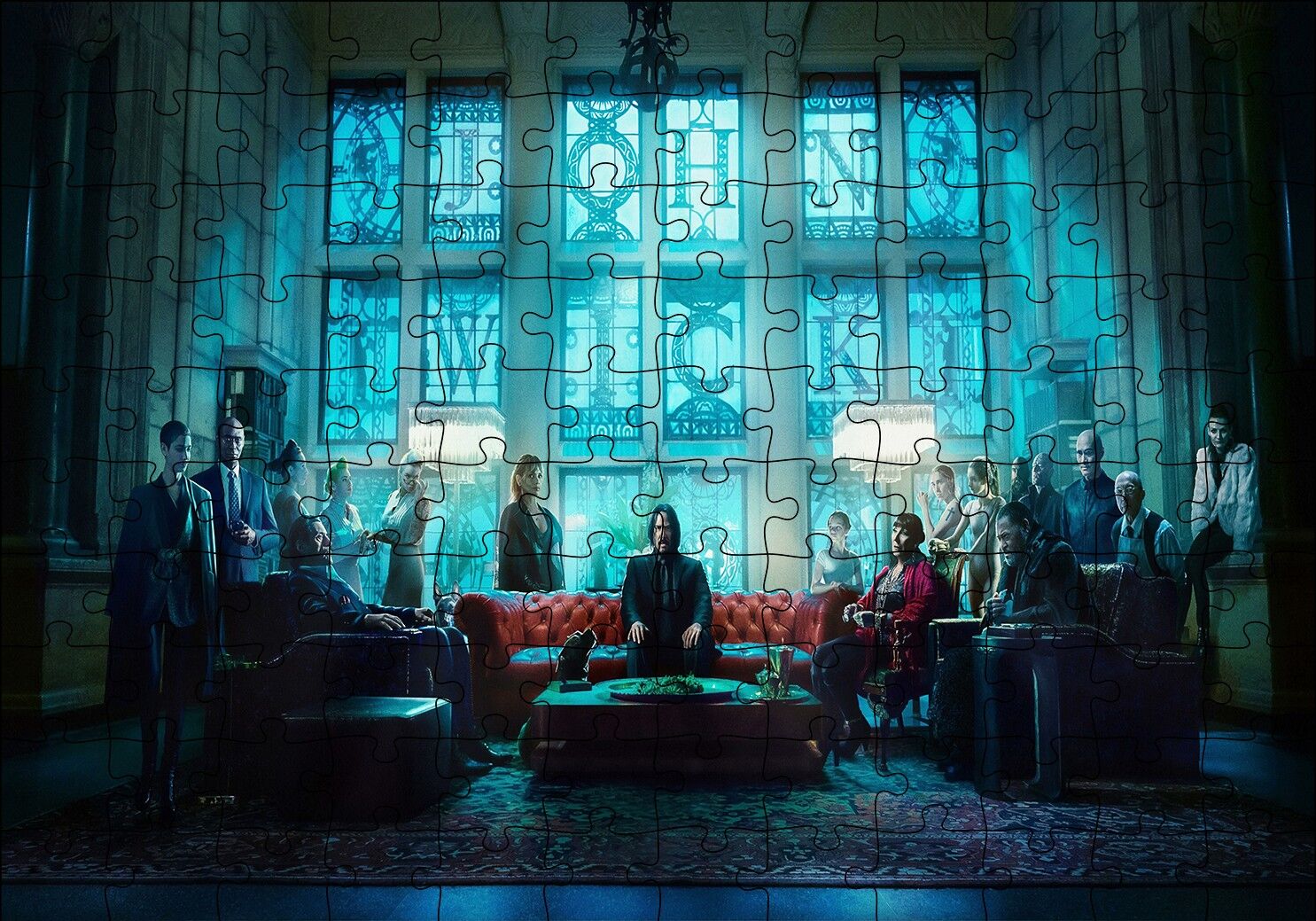 John Wick 3 Kadro Puzzle Yapboz MDF Ahşap