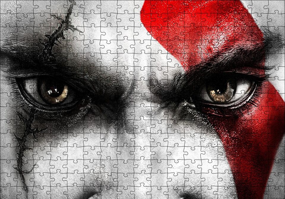 Assassins Creed Kahraman Yakın Plan Puzzle Yapboz MDF Ahşap 255 Parça 34 cm X 49 cm