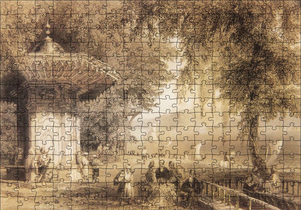 Emirgan Çesmesi Puzzle Yapboz MDF Ahşap 255 Parça 34 cm X 49 cm
